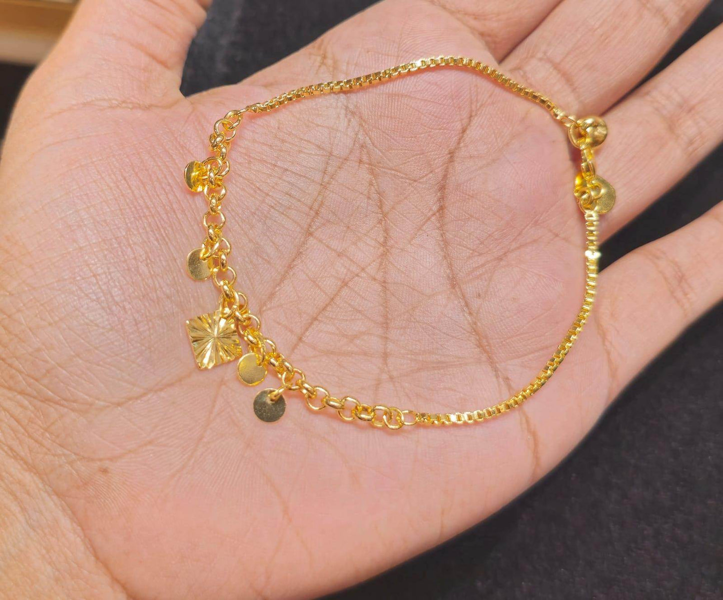 Elegant Gold-Plated Bracelet – Timeless Beauty & Shine - Mirpur Jewelry City