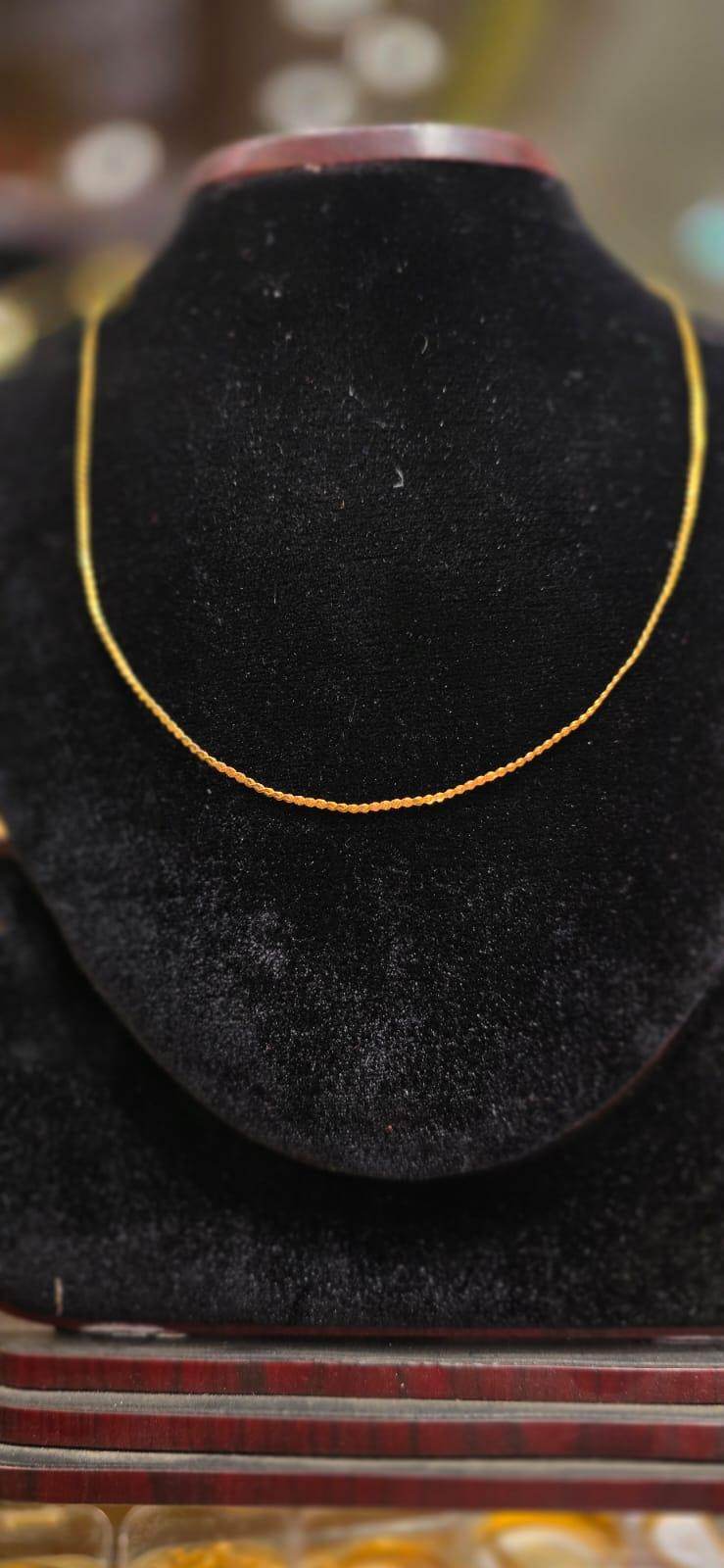 Elegant 16-Inch Gold-Plated Chain – Timeless Shine & Durability - Mirpur Jewelry City