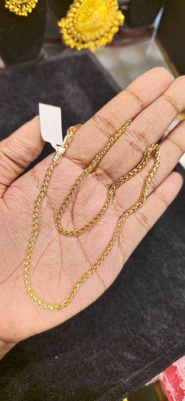 Elegant 16-Inch Gold-Plated Chain – Timeless Shine & Durability - Mirpur Jewelry City