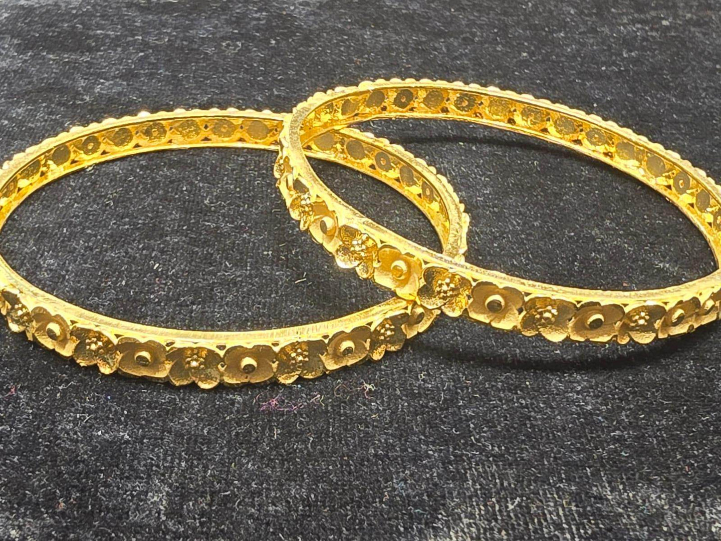 Elegant Gold-Plated Churi Timeless Beauty & Grace - Mirpur Jewelry City