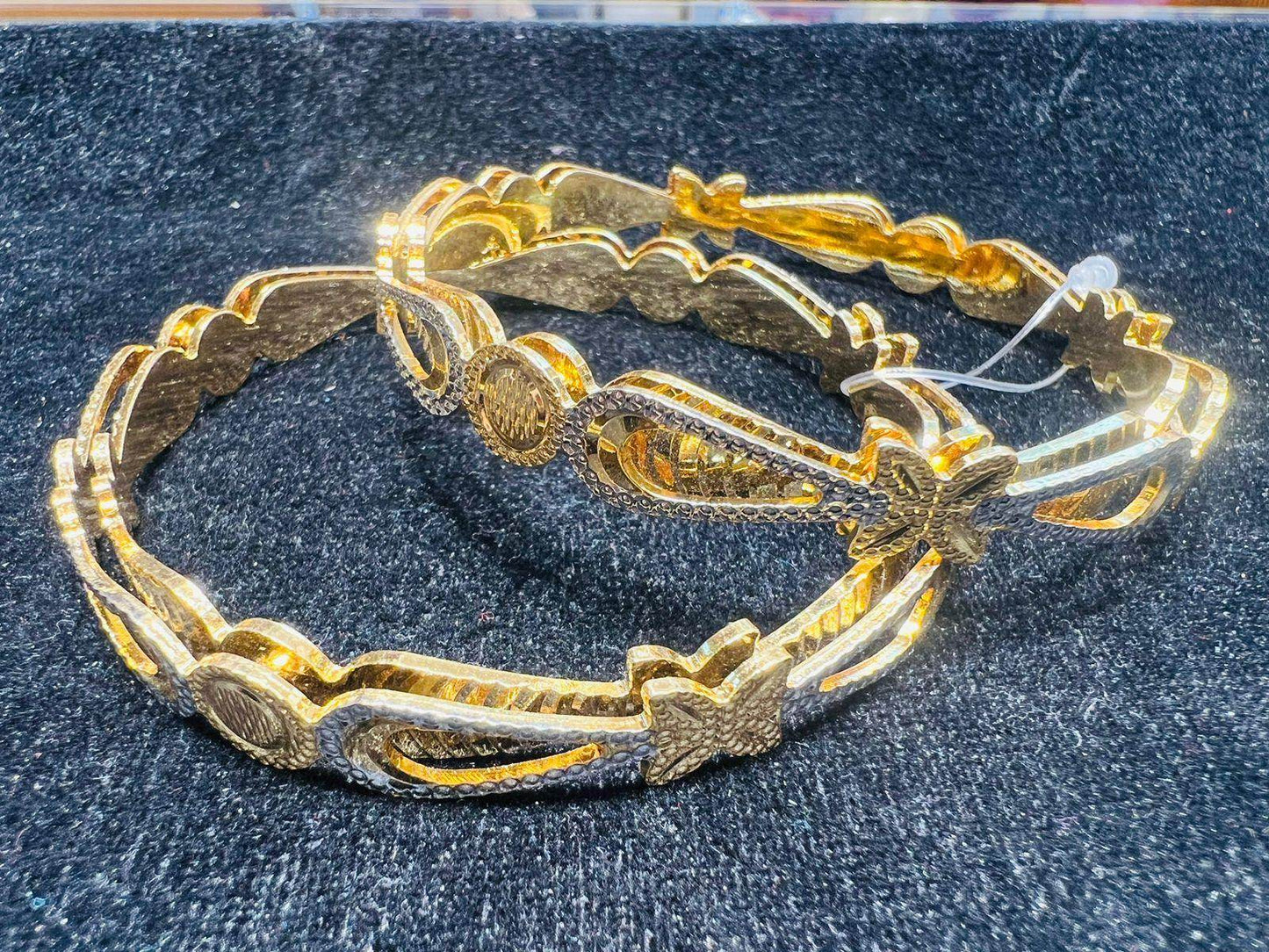 Elegant Gold-Plated Dubai design churi – Timeless Beauty & Grace - Mirpur Jewelry City