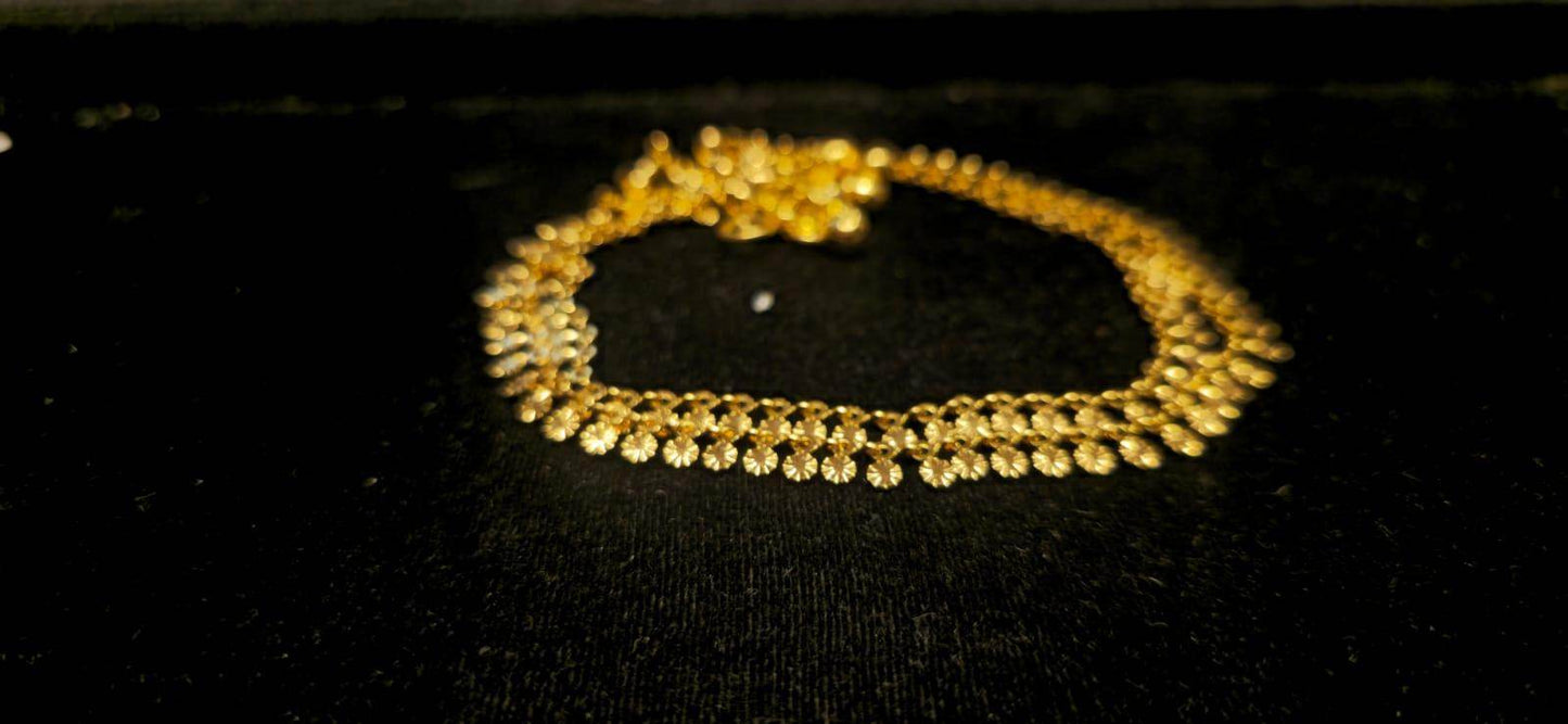 Radiant Gold-Plated Payel – Grace in Every Step - Mirpur Jewelry City