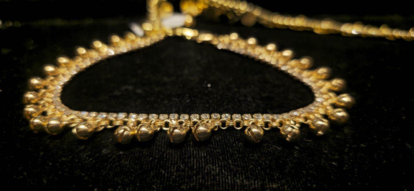 Radiant Gold-Plated Payel – Grace in Every Step - Mirpur Jewelry City