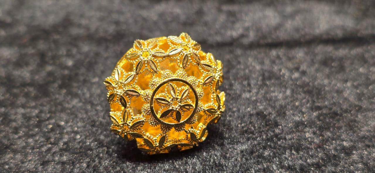 Gorgeous Dubai design gold plated finger ring - Mirpur Jewelry City