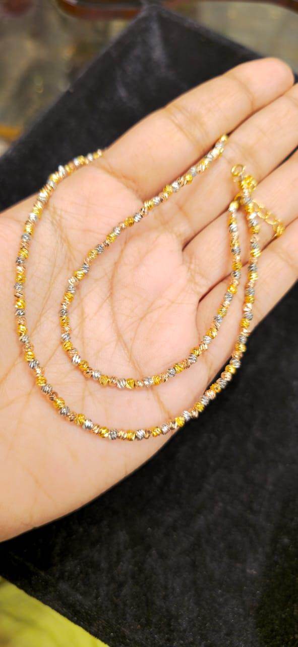 Elegant 16-Inch Gold-Plated Chain – Timeless Shine & Durability - Mirpur Jewelry City