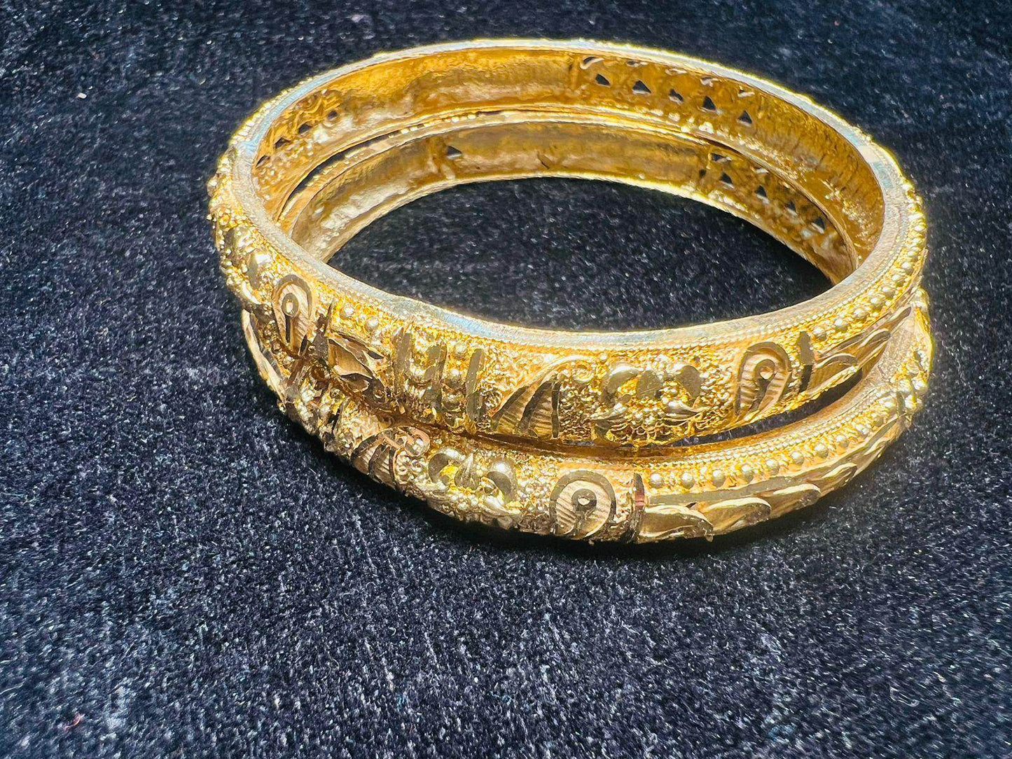 Elegant Gold-Plated Dubai Design Churi – Timeless Beauty & Grace - Mirpur Jewelry City