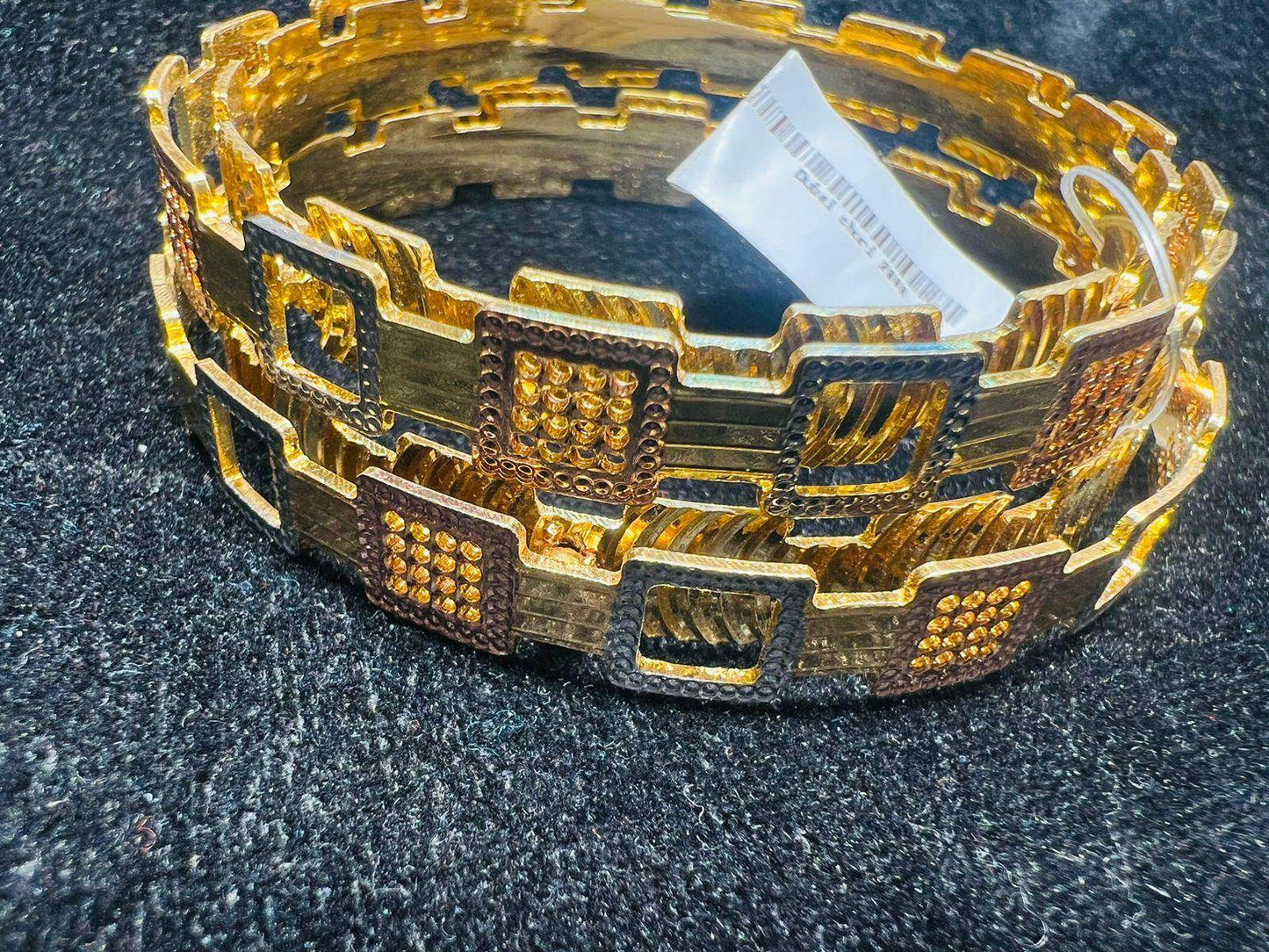 Elegant Gold-Plated Dubai design churi – Timeless Beauty & Grace - Mirpur Jewelry City