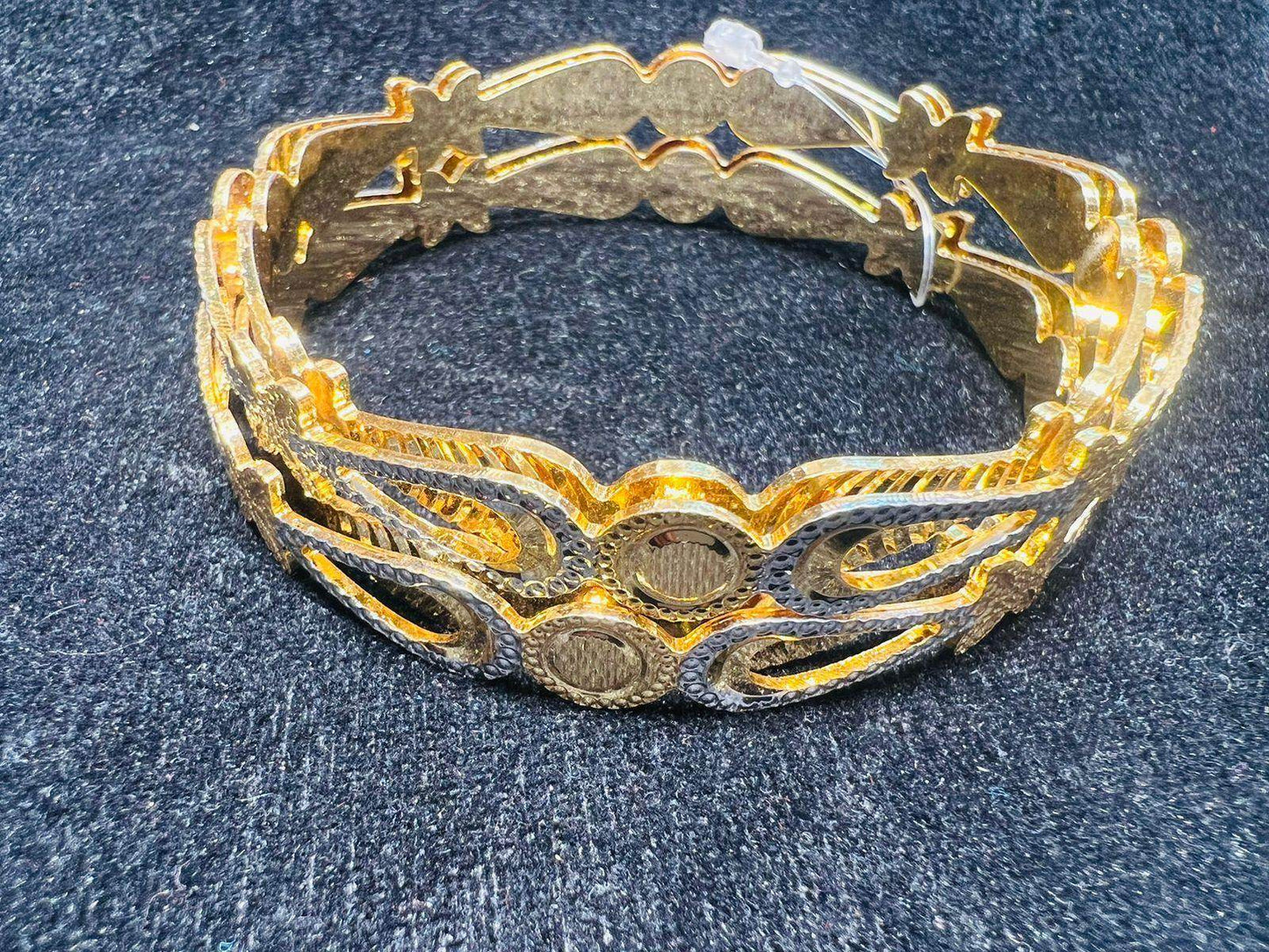 Elegant Gold-Plated Dubai design churi – Timeless Beauty & Grace - Mirpur Jewelry City