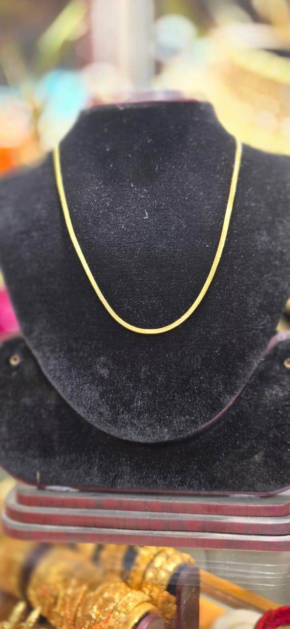Elegant 14-Inch Gold-Plated Chain – Timeless Shine & Durability - Mirpur Jewelry City