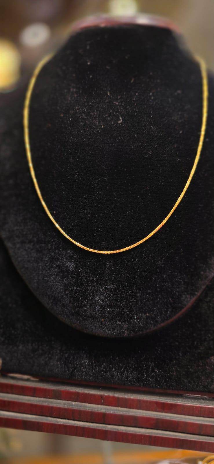 Elegant 18-Inch Gold-Plated Chain – Timeless Shine & Durability - Mirpur Jewelry City