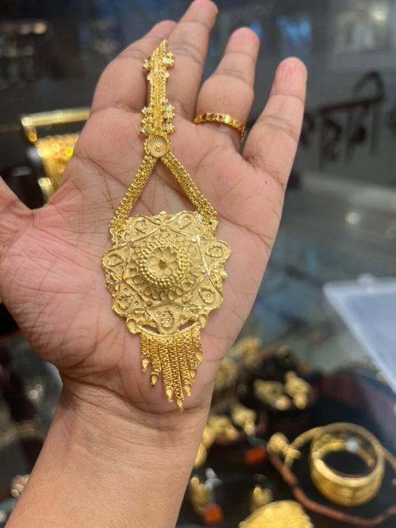 Elegant Gold-Plated Bridal Tikli – Timeless Royalty - Mirpur Jewelry City