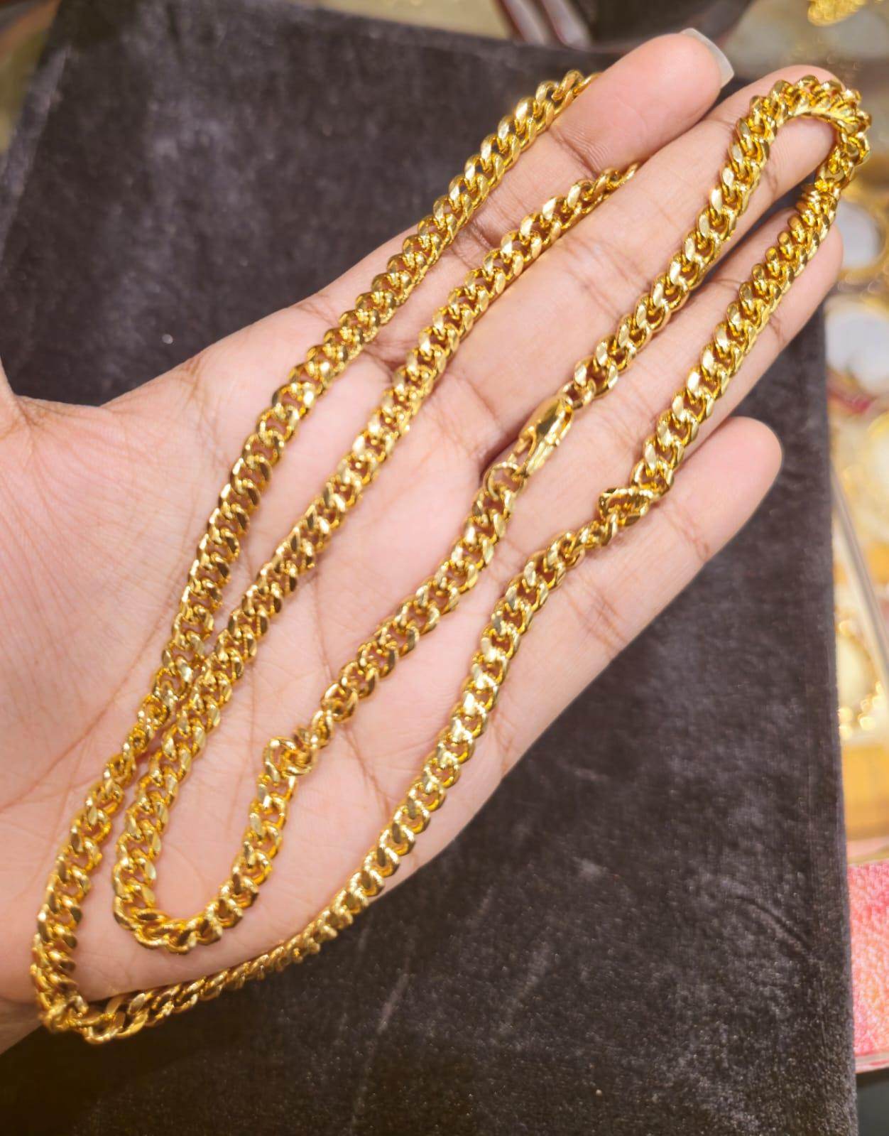 Elegant 26-Inch Gold-Plated Chain – Timeless Shine & Durability - Mirpur Jewelry City