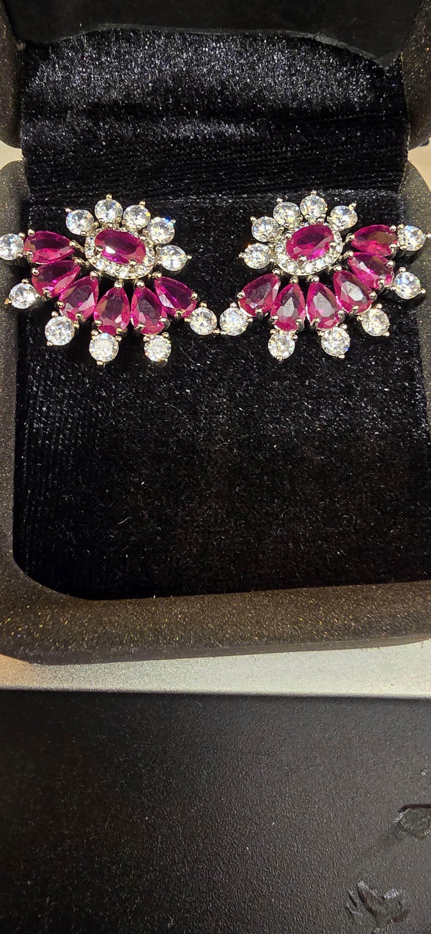 Elegant Gold-Plated pink stone Top – Timeless Luxury - Mirpur Jewelry City