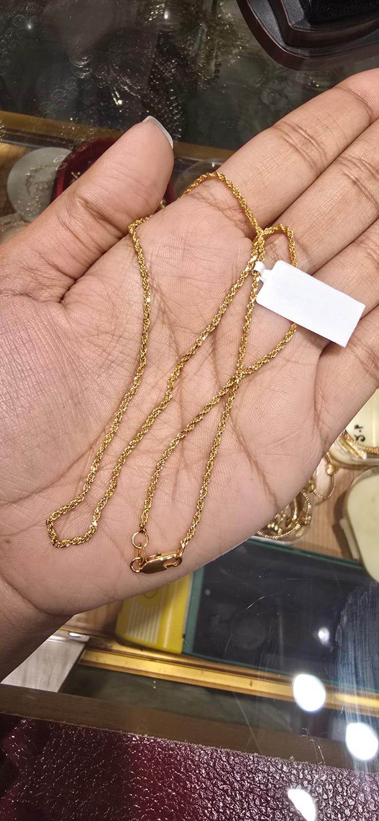 Elegant 16-Inch Gold-Plated Chain – Timeless Shine & Durability - Mirpur Jewelry City