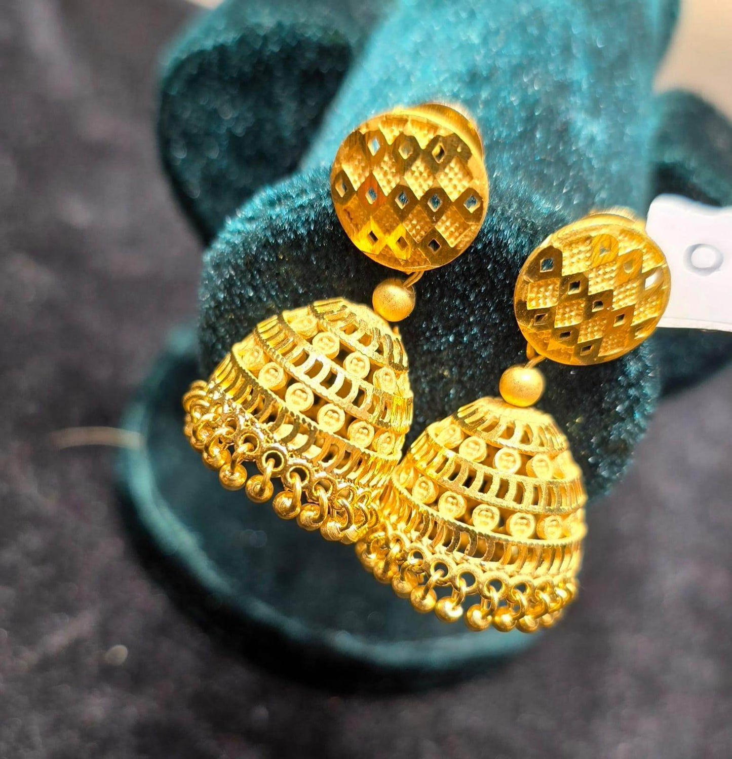Elegant Gold-Plated Jhumka – Timeless Luxury - Mirpur Jewelry City