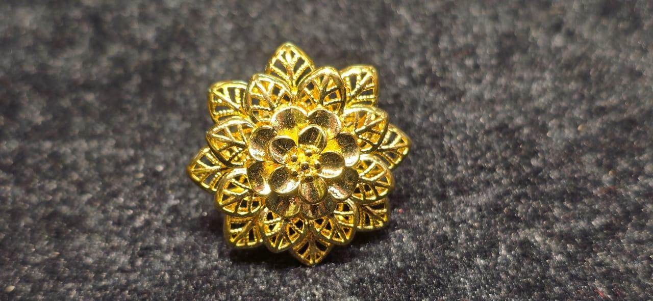 Gorgeous Dubai Design gold plated finger ring - Mirpur Jewelry City