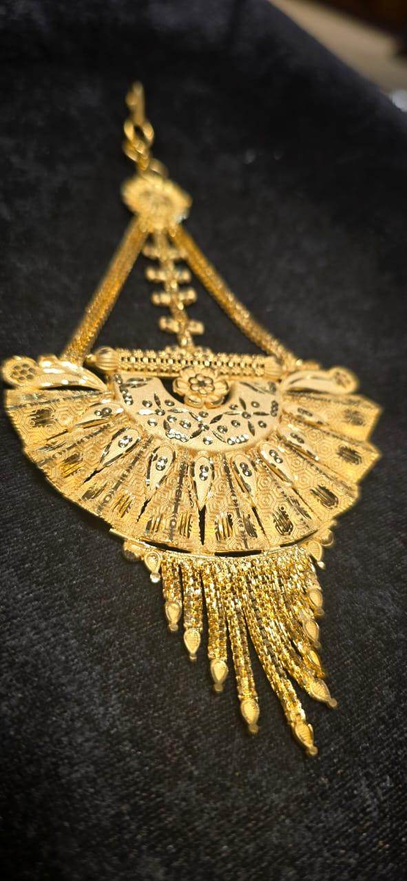 Elegant Gold-Plated Jhapta – Traditional & Stylish - Mirpur Jewelry City