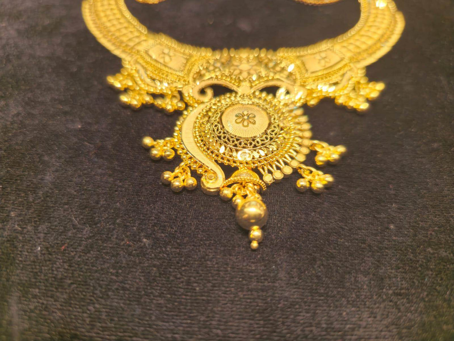 Elegant Gold-Plated Necklace – Timeless Luxury - Mirpur Jewelry City
