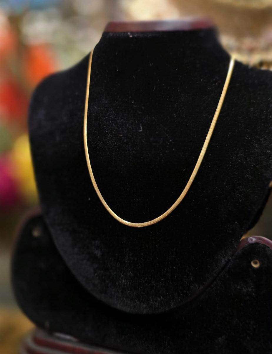 Elegant 16-Inch Gold-Plated Chain – Timeless Shine & Durability - Mirpur Jewelry City