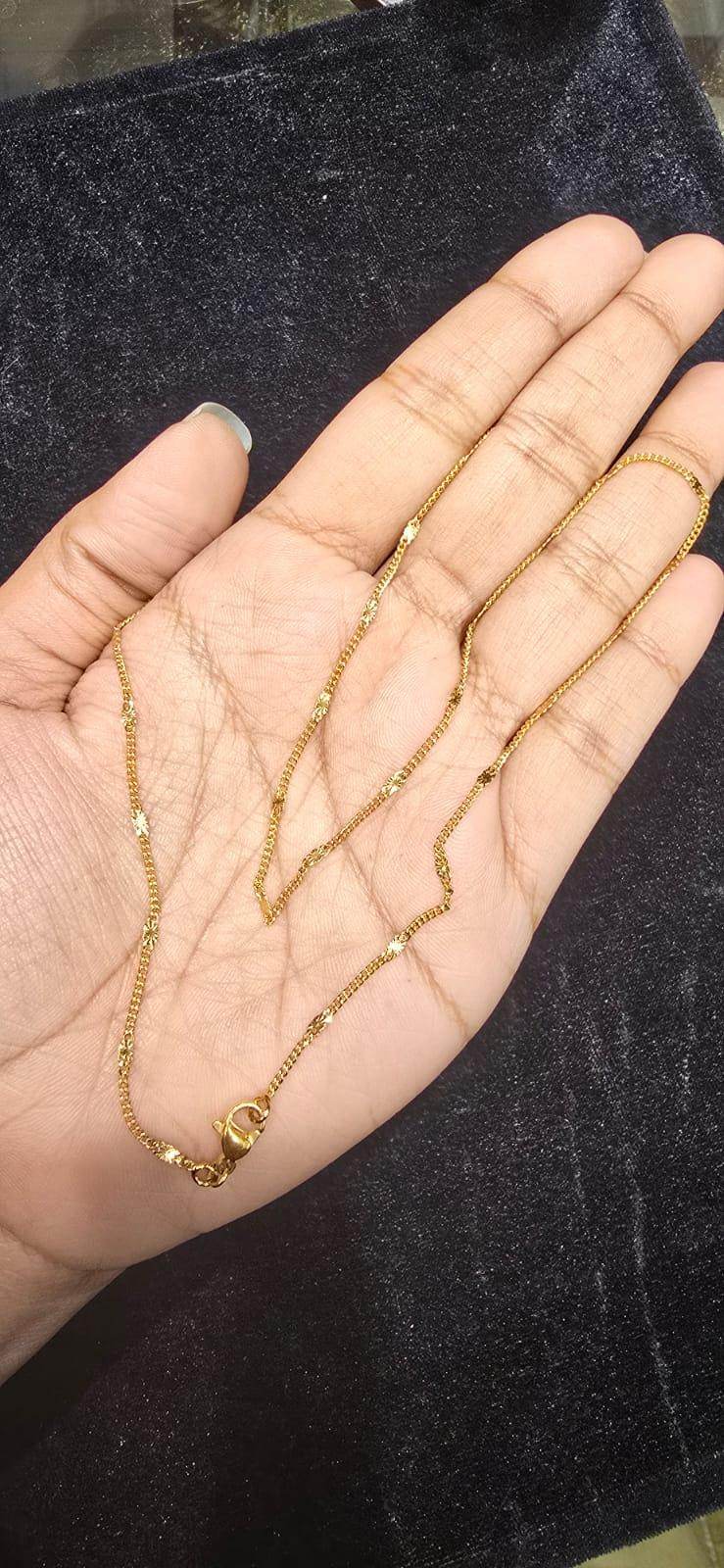 Elegant 18-Inch Gold-Plated Chain – Timeless Shine & Durability - Mirpur Jewelry City