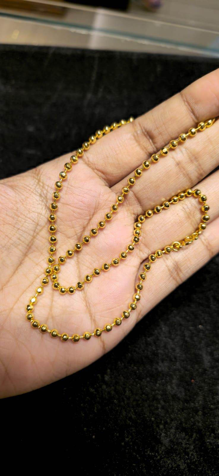 Elegant 16-Inch Gold-Plated Chain – Timeless Shine & Durability - Mirpur Jewelry City