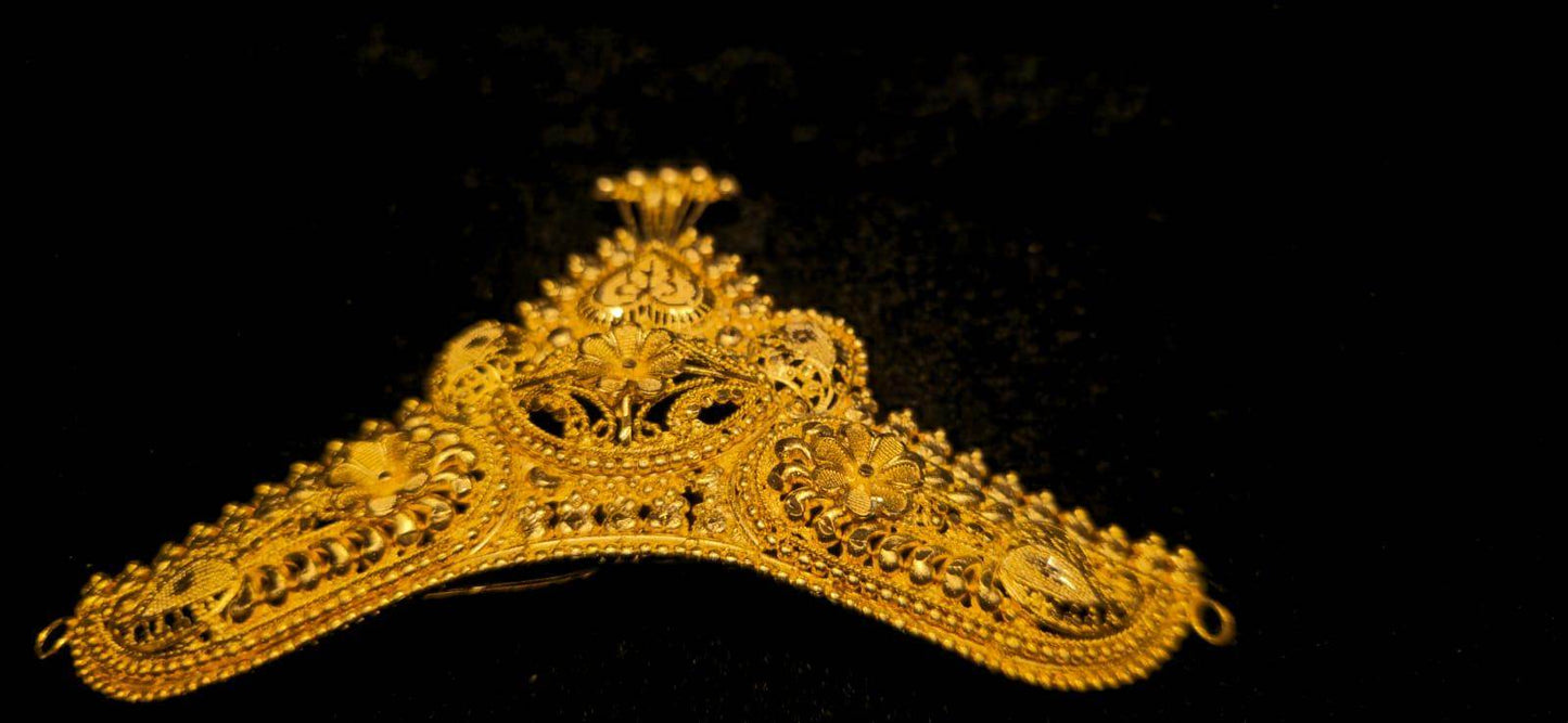 Bridal Crown Regal Gold-Plated – A Timeless Symbol of Elegance - Mirpur Jewelry City