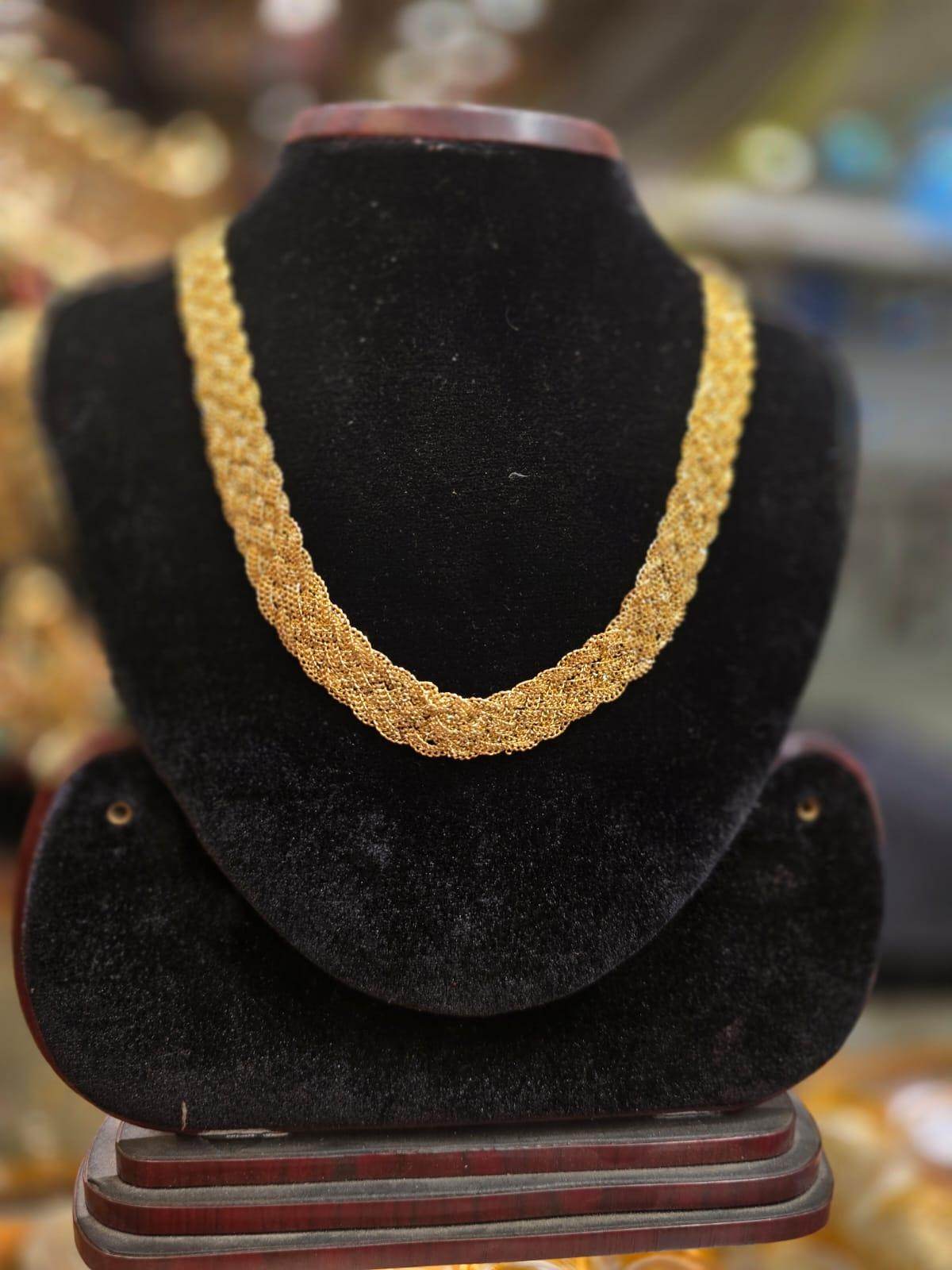 Elegant Gold-Plated heavy Beni Chain – Timeless Shine & Durability - Mirpur Jewelry City