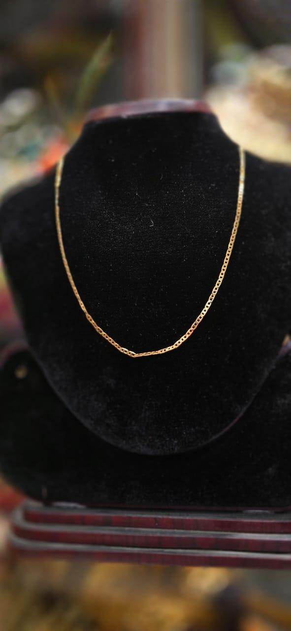 Elegant 18-Inch Gold-Plated Chain – Timeless Shine & Durability - Mirpur Jewelry City
