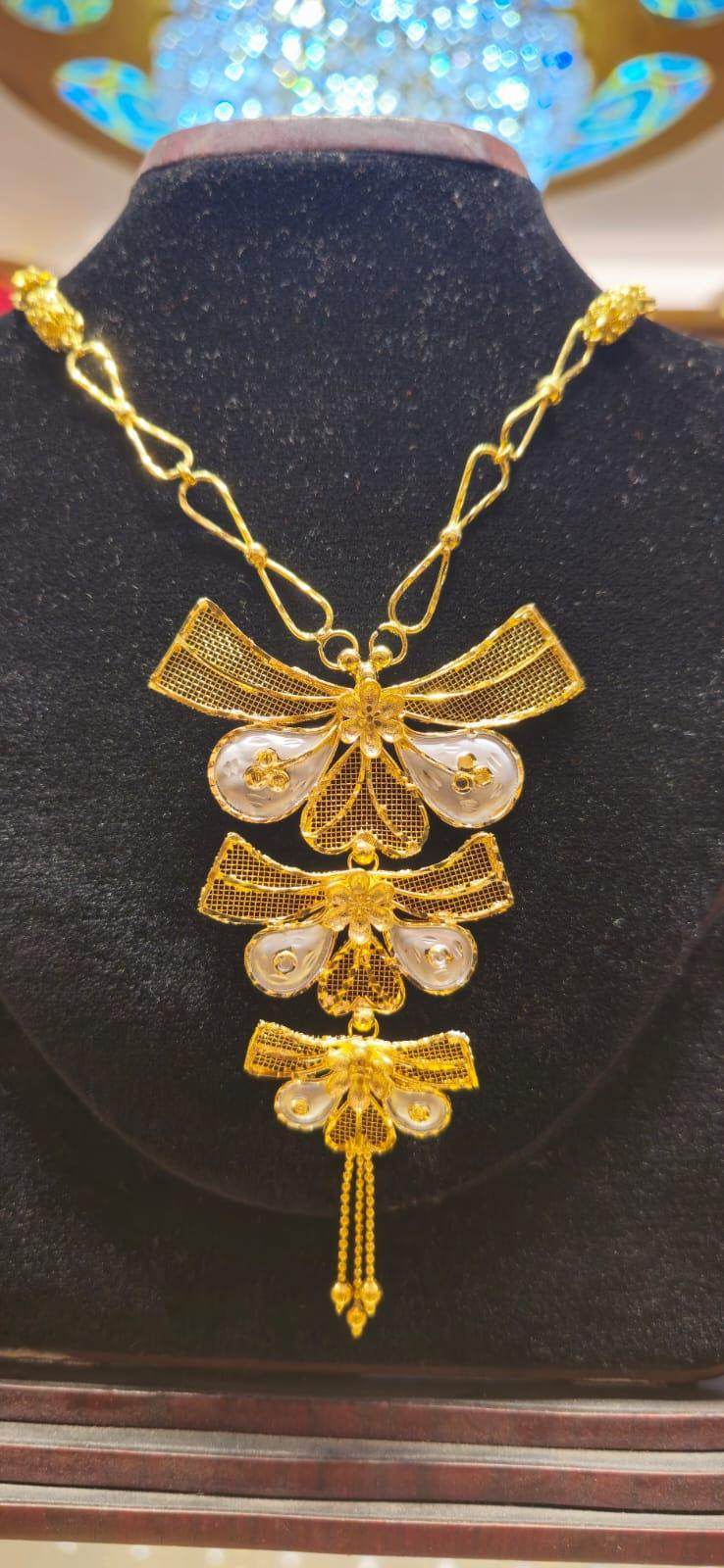 Gorgeous butterfly Mob Chain gold plated - Mirpur Jewelry City