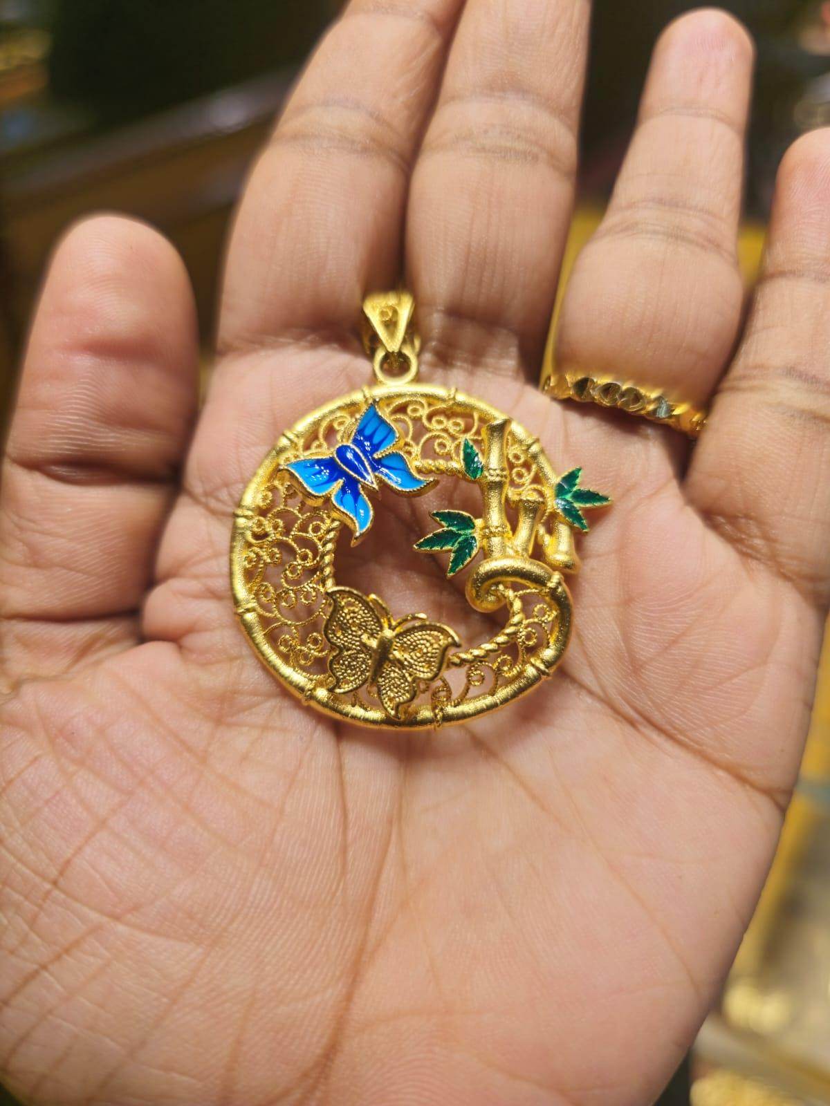Elegant Gold-Plated Locket – Timeless Beauty & Charm - Mirpur Jewelry City