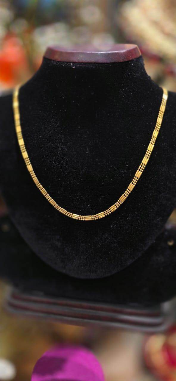 Elegant 18-Inch Gold-Plated Chain – Timeless Shine & Durability - Mirpur Jewelry City