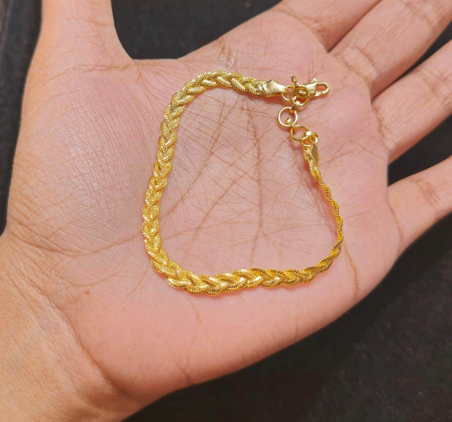 Gold-Plated Fashion Bracelet – Elegant Imitation Jewelry - Mirpur Jewelry City