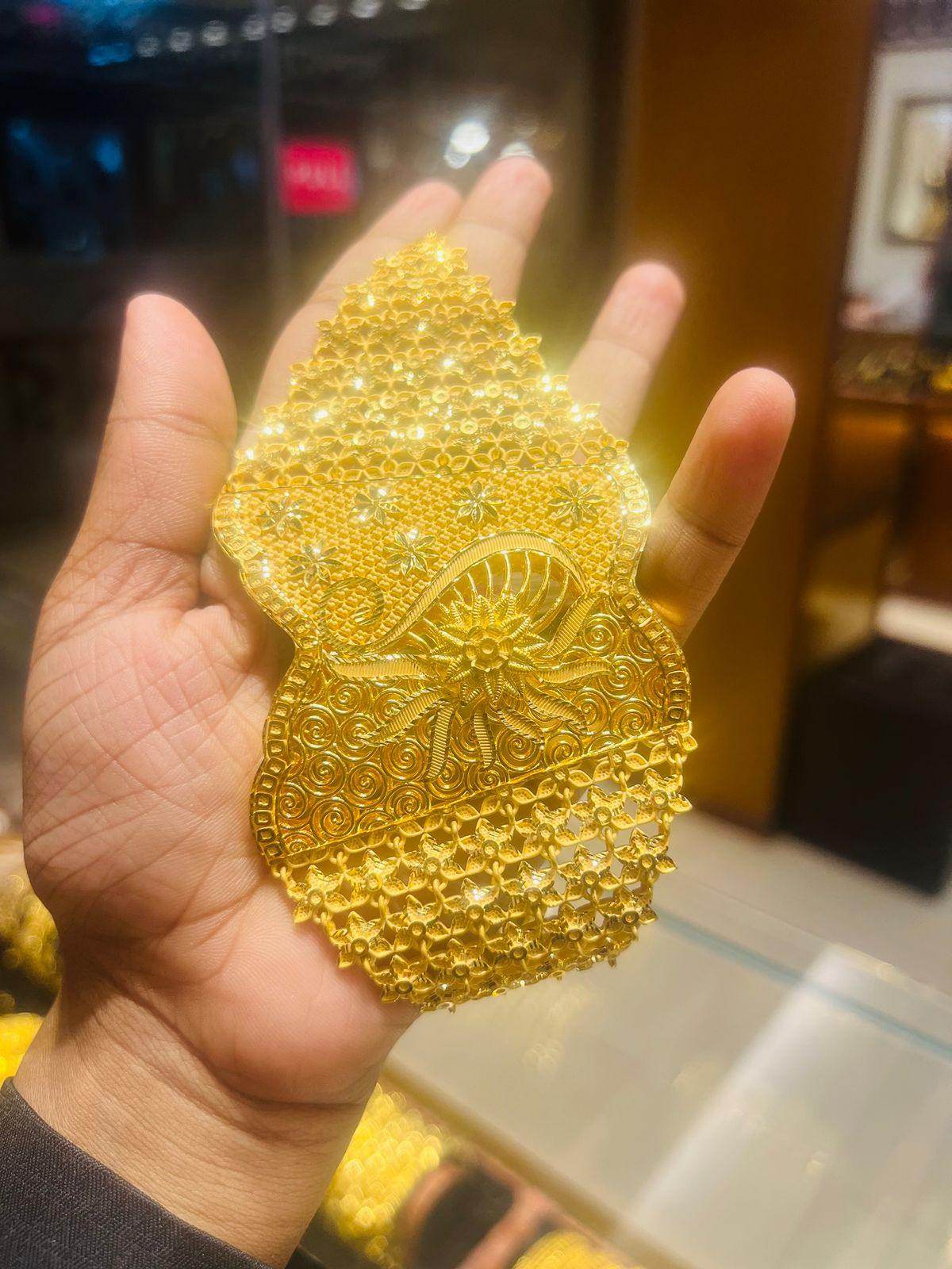Exclusive Dubai Design Gold Plated Mantasha - Mirpur Jewelry City