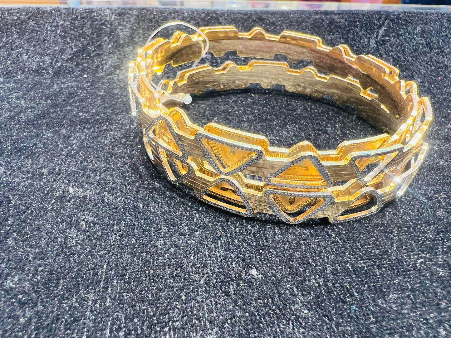 Elegant Gold-Plated Dubai design churi – Timeless Beauty & Grace - Mirpur Jewelry City