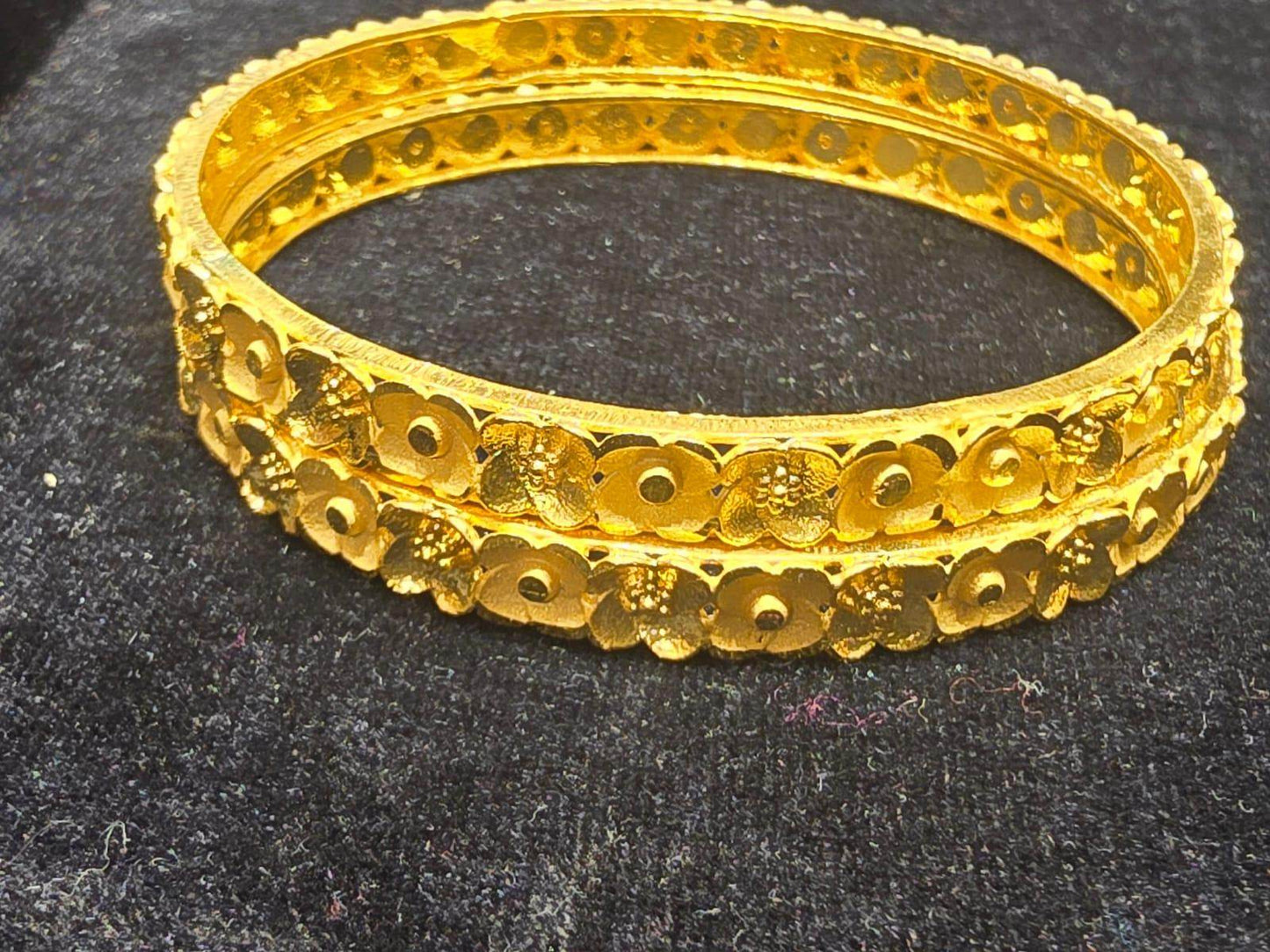 Elegant Gold-Plated Churi Timeless Beauty & Grace - Mirpur Jewelry City