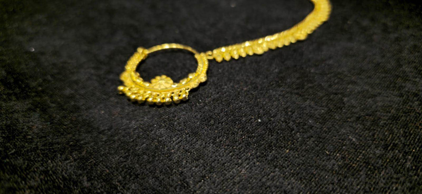 Elegant Bridal Noth Nose Piercing: Timeless Charm for Your Special Day - Mirpur Jewelry City