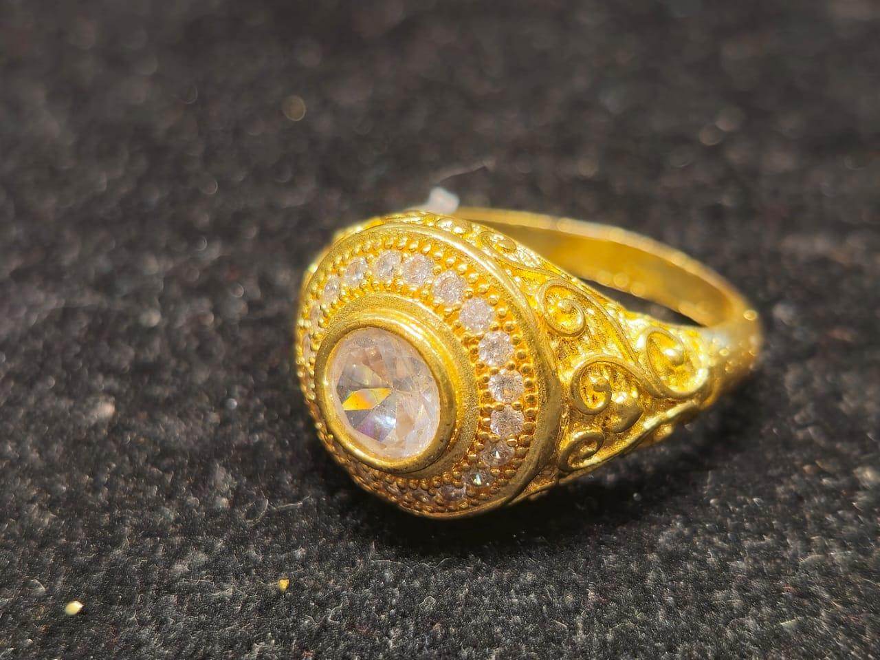 White stone carved Dubai design - Mirpur Jewelry City