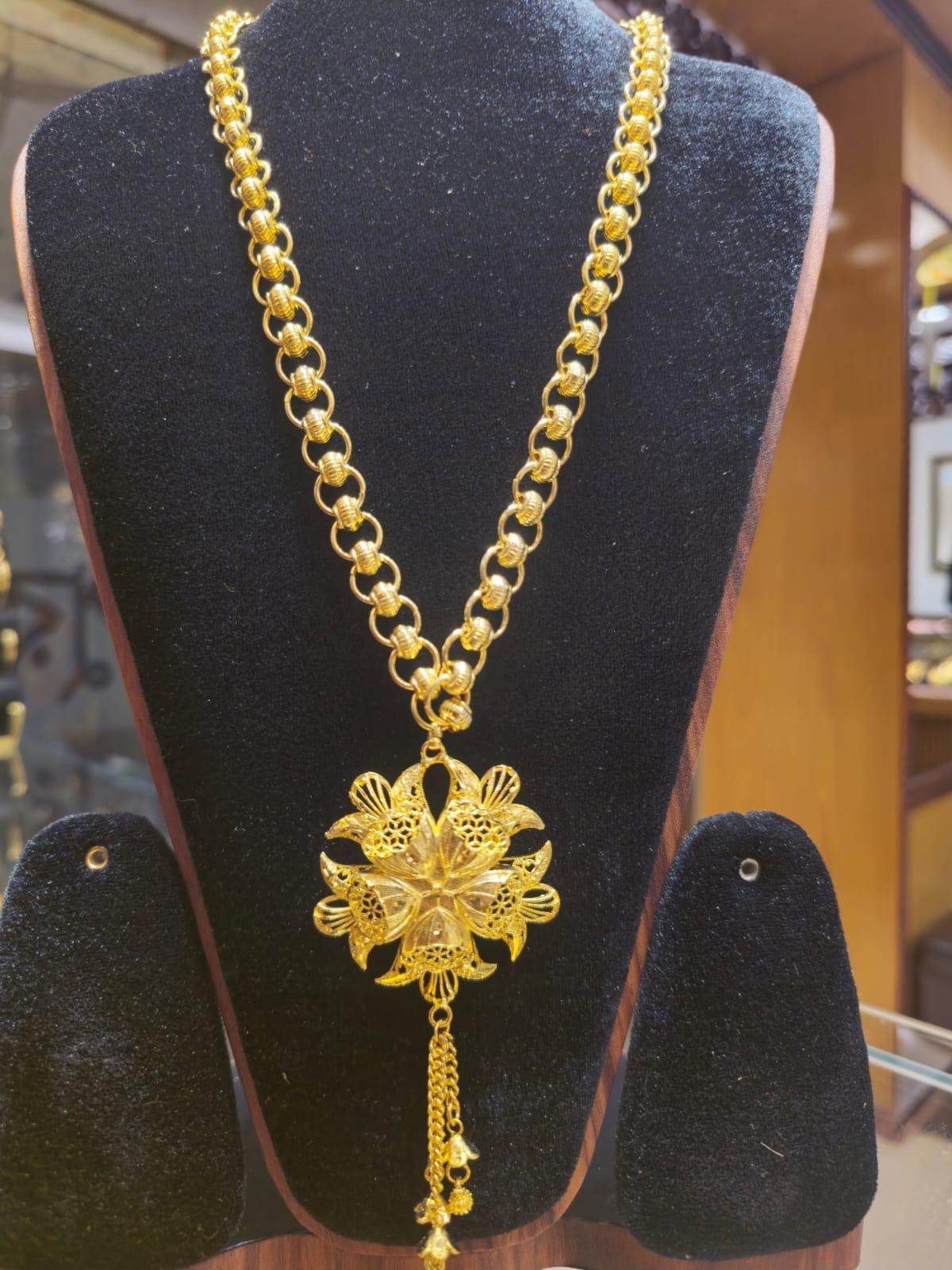 Elegant Gold-Plated Mob chain - Mirpur Jewelry City
