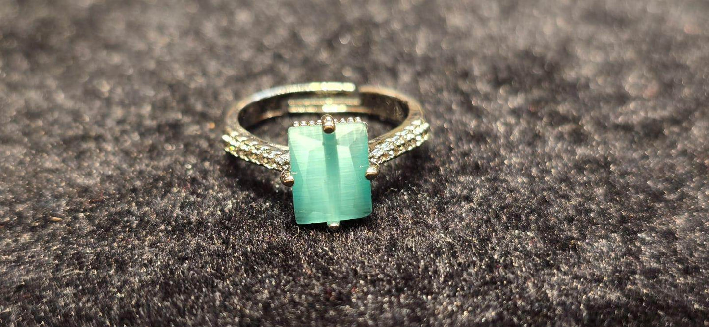Elegant stone gold plated finger ring - Mirpur Jewelry City