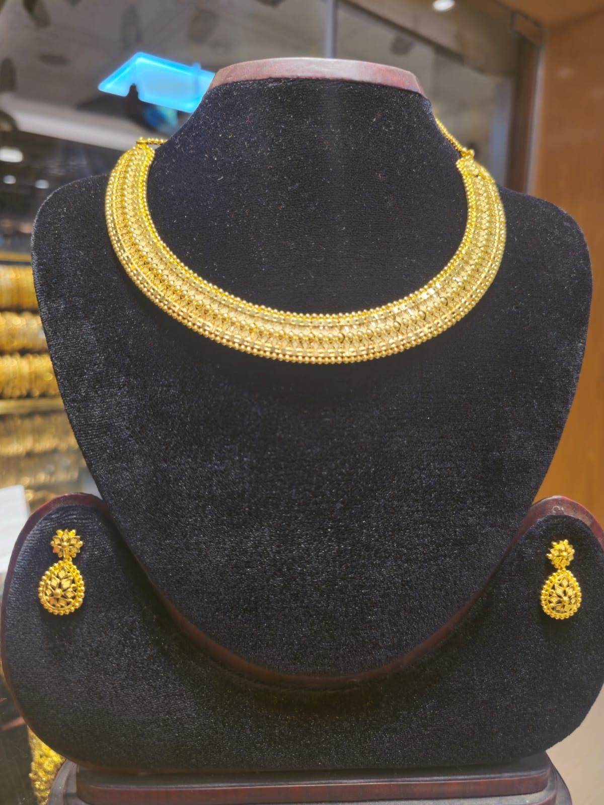 Elegant Gold-Plated Necklace – Timeless Luxury - Mirpur Jewelry City