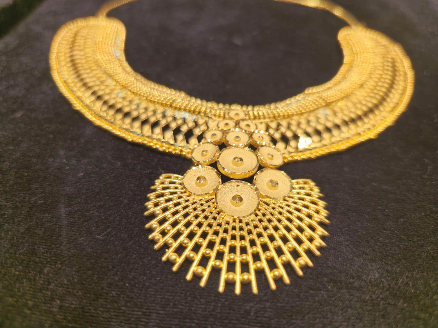 Elegant Gold-Plated Necklace – Timeless Luxury - Mirpur Jewelry City