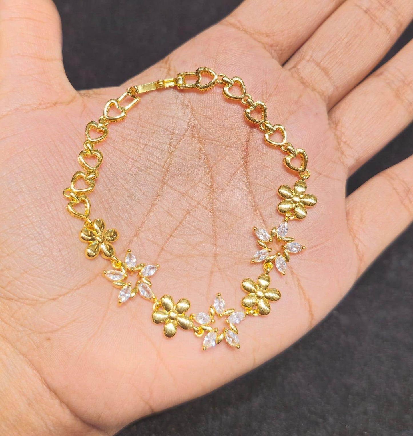 Elegant Gold-Plated Bracelet – Timeless Beauty & Shine - Mirpur Jewelry City