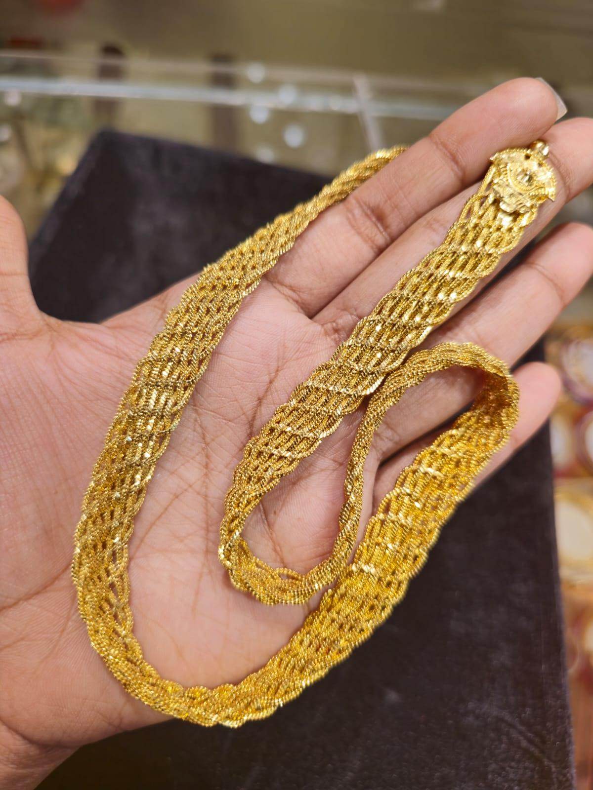 Elegant Gold-Plated heavy Beni Chain – Timeless Shine & Durability - Mirpur Jewelry City