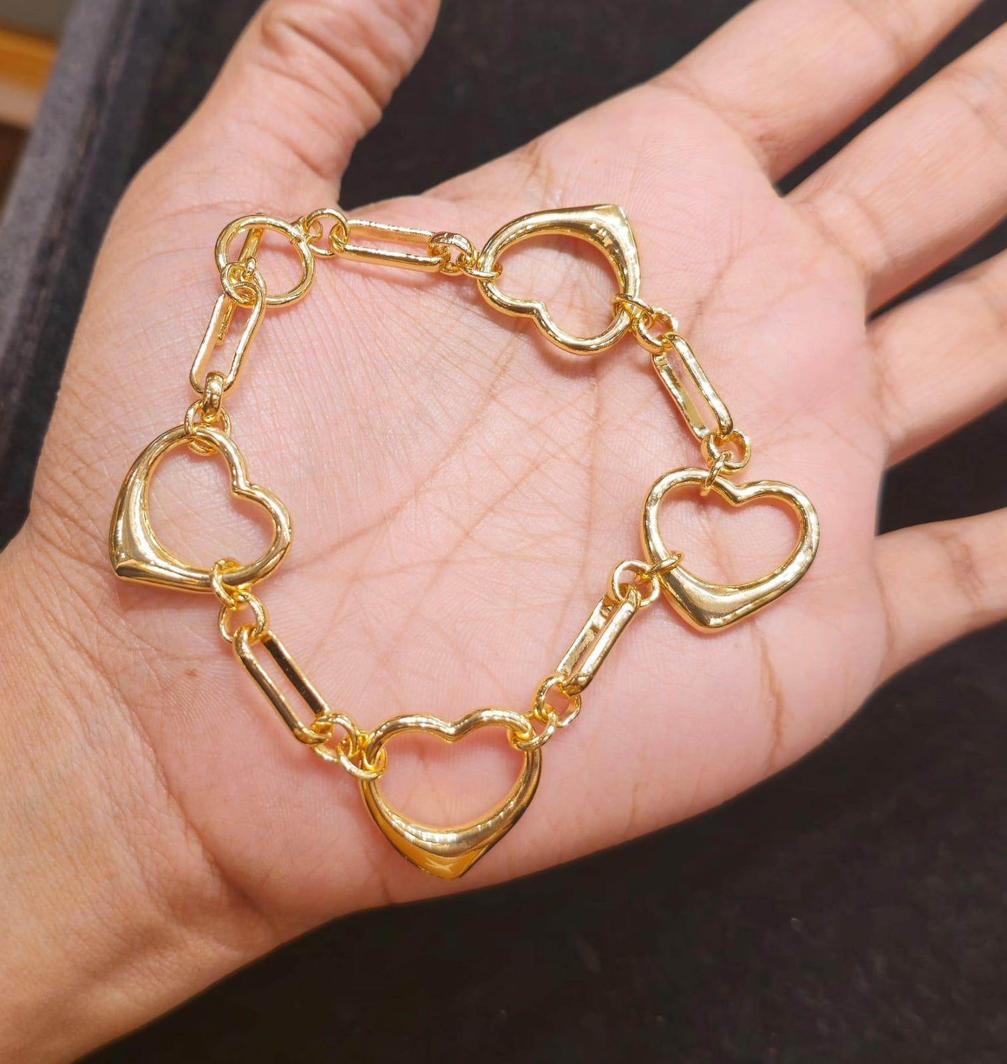 Gold-Plated Fashion Bracelet – Elegant Imitation Jewelry - Mirpur Jewelry City