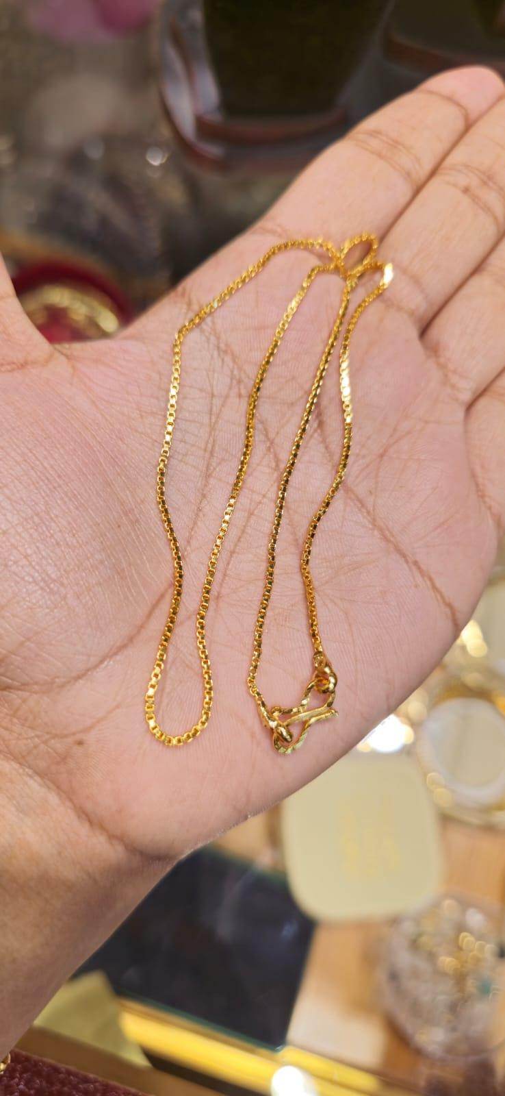 Elegant 18-Inch Gold-Plated Chain – Timeless Shine & Durability - Mirpur Jewelry City