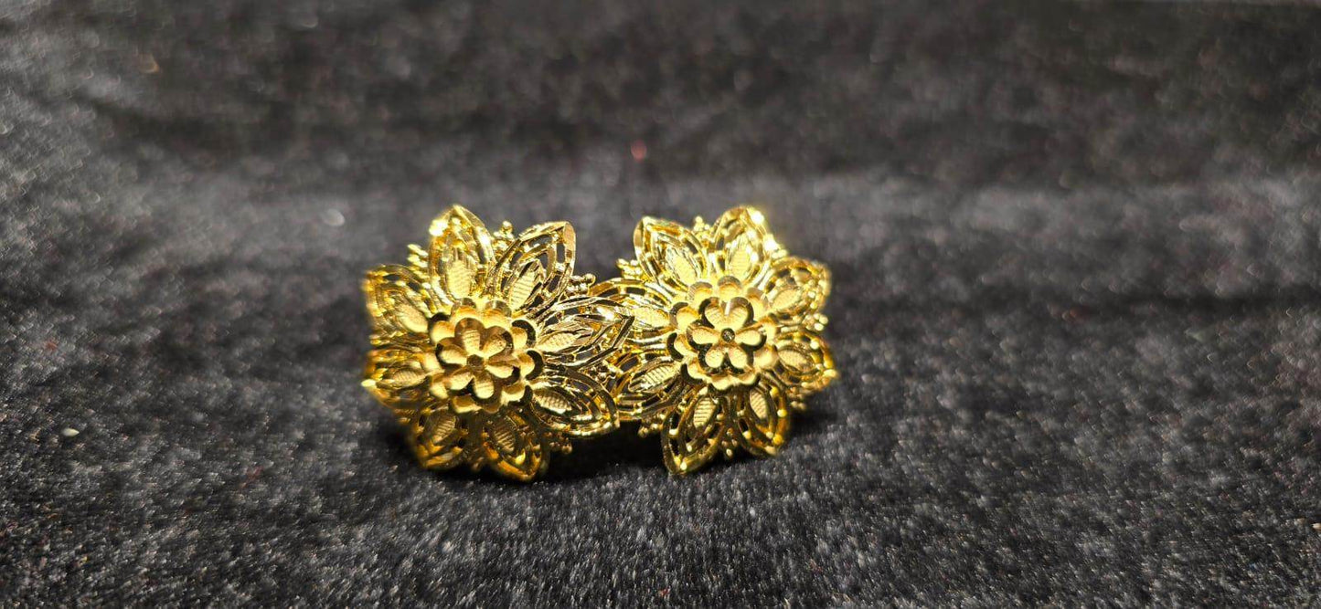 Elegant Gold-Plated Pasha Earrings – Timeless Luxury & Charm - Mirpur Jewelry City