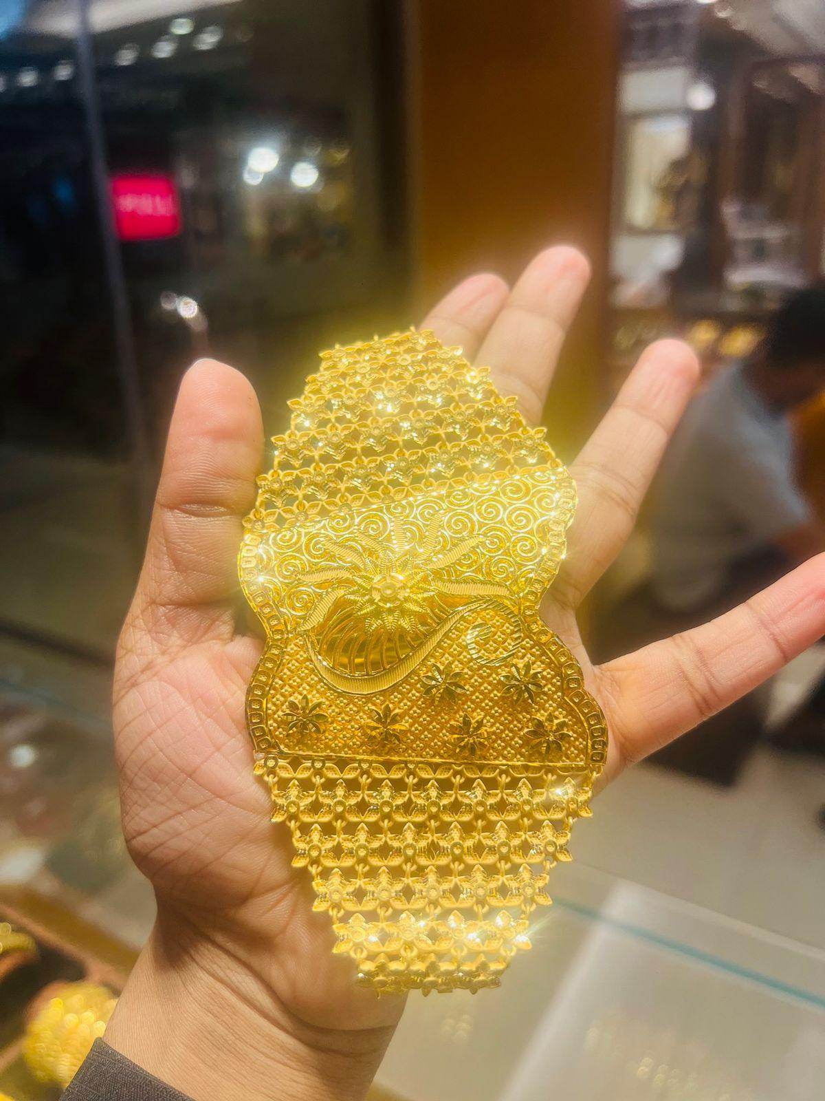 Exclusive Dubai Design Gold Plated Mantasha - Mirpur Jewelry City