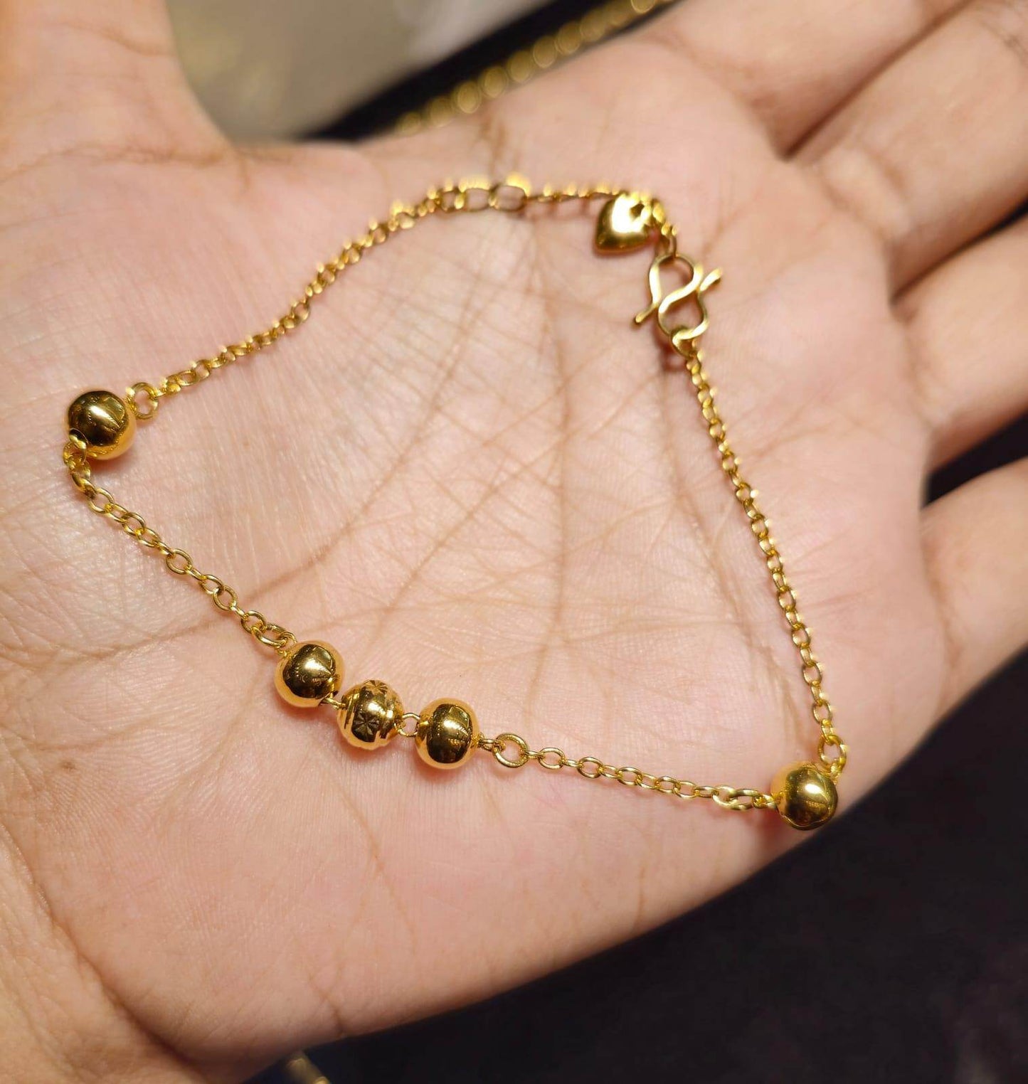 Elegant Gold-Plated Bracelet – Timeless Beauty & Shine - Mirpur Jewelry City