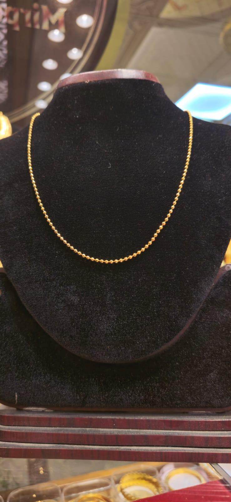 Elegant 16-Inch Gold-Plated Chain – Timeless Shine & Durability - Mirpur Jewelry City