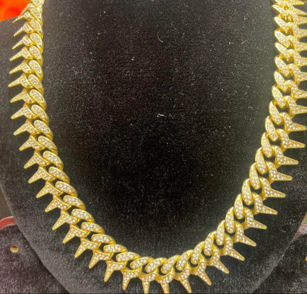 Elegant Gold-Plated unisex long Heavy chain – Timeless Shine & Durability - Mirpur Jewelry City